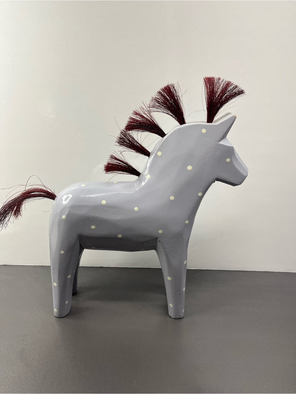 IKEA STOLLE Dala Horse Wood 10.5”